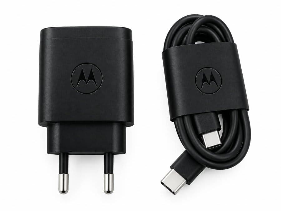 Combo original de cargador de pared y cable de datos Motorola TurboPower